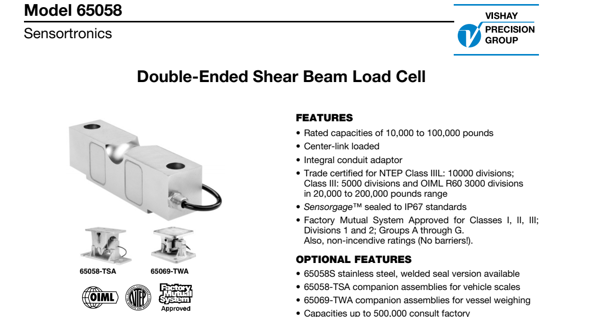 65058-125E-A1-11X稱(chēng)重傳感器