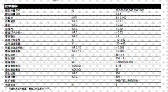TSC-500稱(chēng)重傳感器