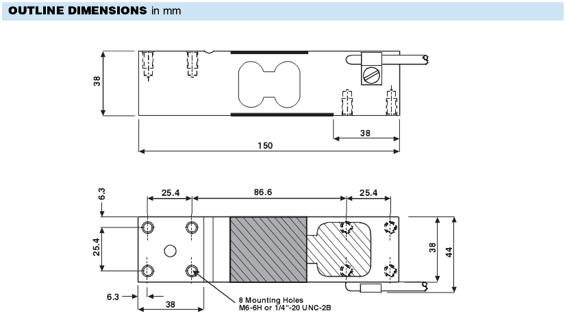 1242-250kg稱(chēng)重傳感器